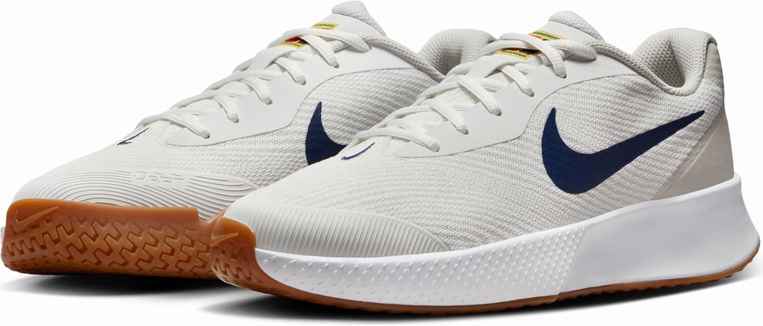 Nike Vapor Lite 3 Women's Hard Court Tennis Shoes (FZ2156-100, Summit White/Light Bone/Gum Medium Brow)