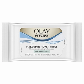 Olay Make-Up Remover Towelettes 25 Count Fragrance Free (6 Pack)