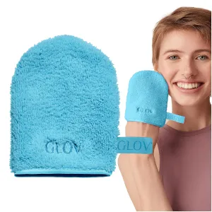 On The Go Natural Makeup Remover Cloth, Reusable Cleansing Face Wipes just with Water (blue)