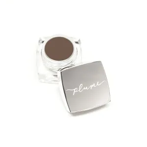 Plume - Nourish   Define Natural Brow Pomade | Smudge-Proof, Vegan, Clean Beauty (Chestnut Decadence, Pomade   Brush)