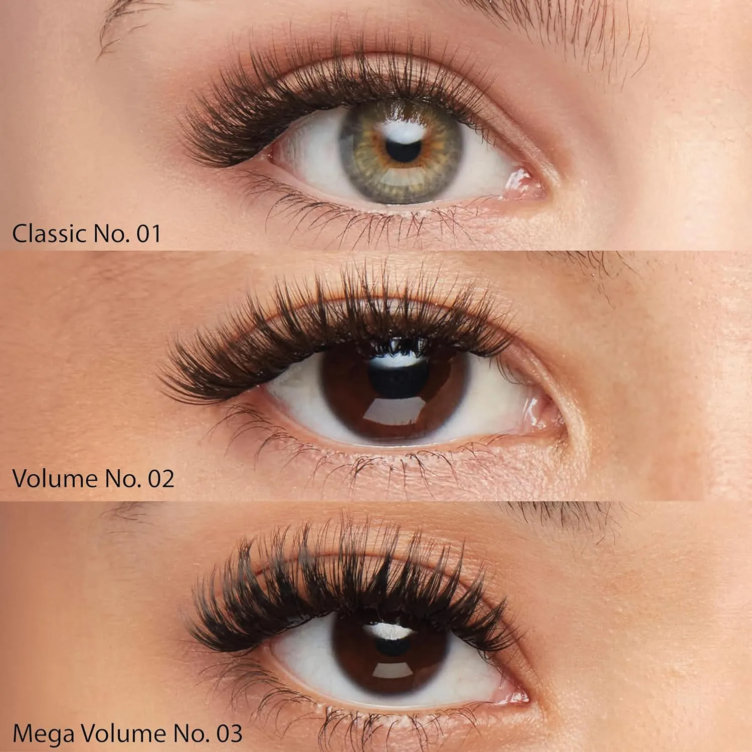 Pro Lash ProWear Professionally Styled Lash Clusters - Easiest to Apply Eyelash Cluster - 10 Day Eyelashes - Waterproof Lashes Clusters - 3 Sets - Classic Luxe Wispy No. 15 - Black