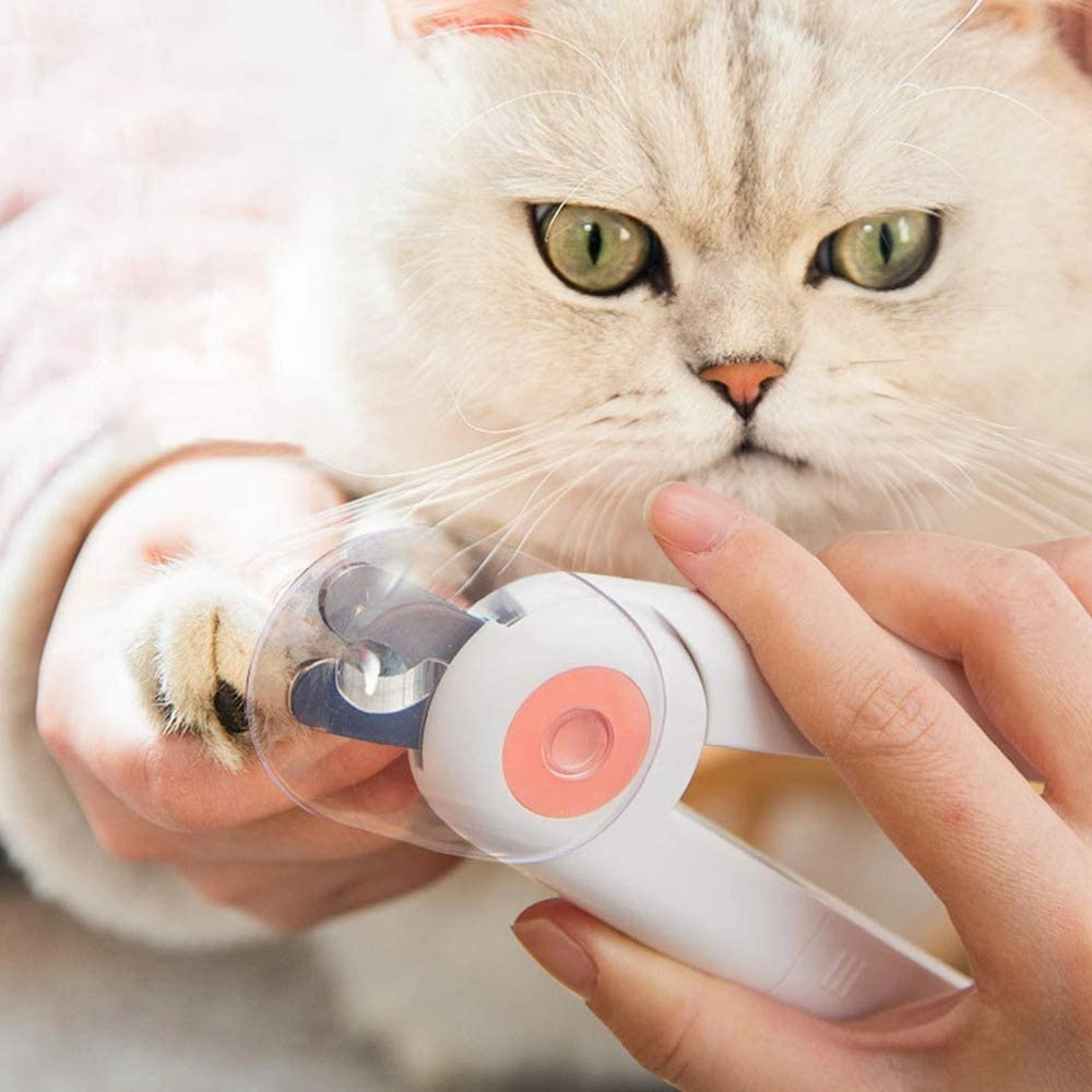 Professional LED Light Dog and Cat Pet Nail Machine Clipper Cutter