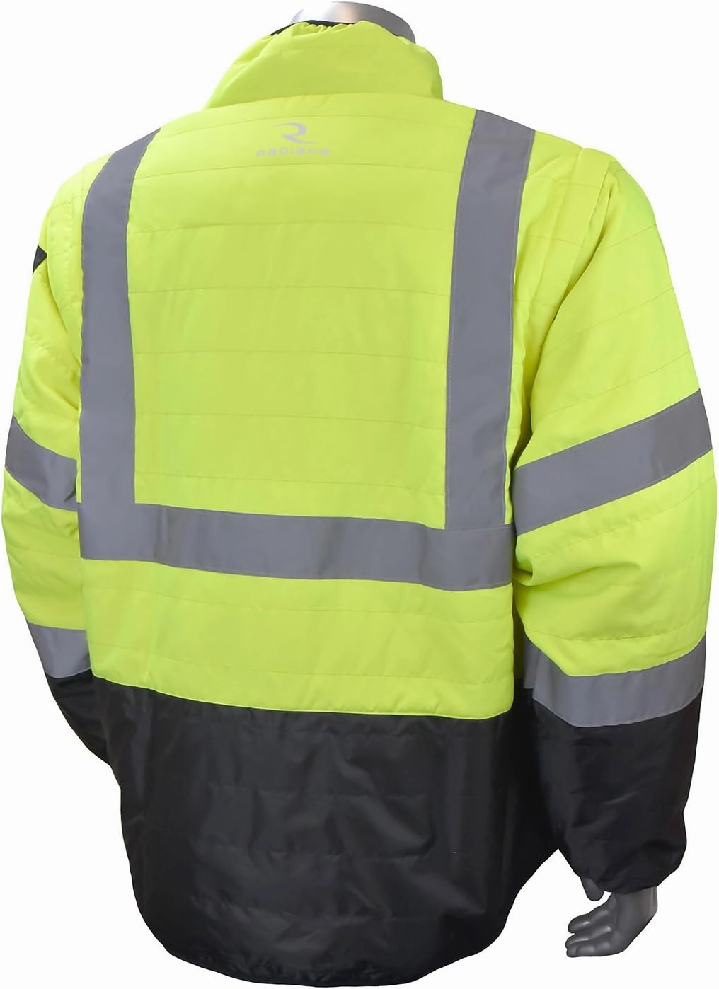 Radians SJ510-3ZGS Quilted Reversible Jacket with Zip-Off Sleeves