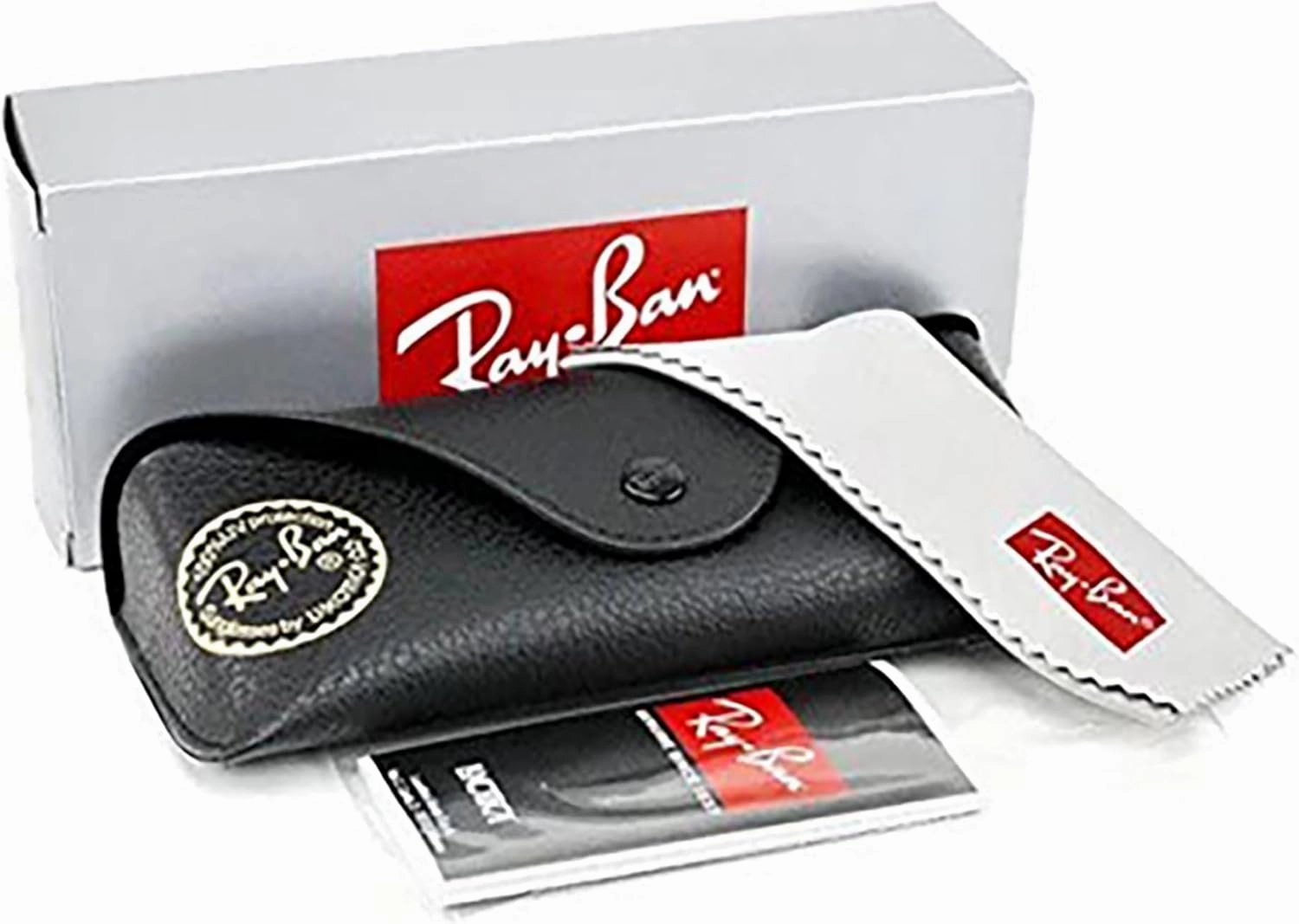 Ray-Ban RB3030 OUTDOORSMAN Pilot Sunglasses For Men For Women   BUNDLE with Designer iWear Eyewear Care Kit