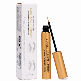 Rejuvenated LASHES & BROWS™ Advanced Growth Serum for Skin-of-Color, Grow Longer Thicker, No Irritation Peptides Vitamins, .17 Oz, Beauty of the Nile®