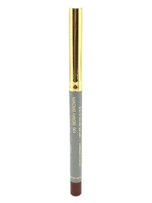 Retractable Lipliner with Sharpener Transfer Resistant Long Lasting Waterproof Colors Enriched with Aloe Available in 12 Arpeggio Colors by A Professional Makeover (Berry Brown Arpeggio)