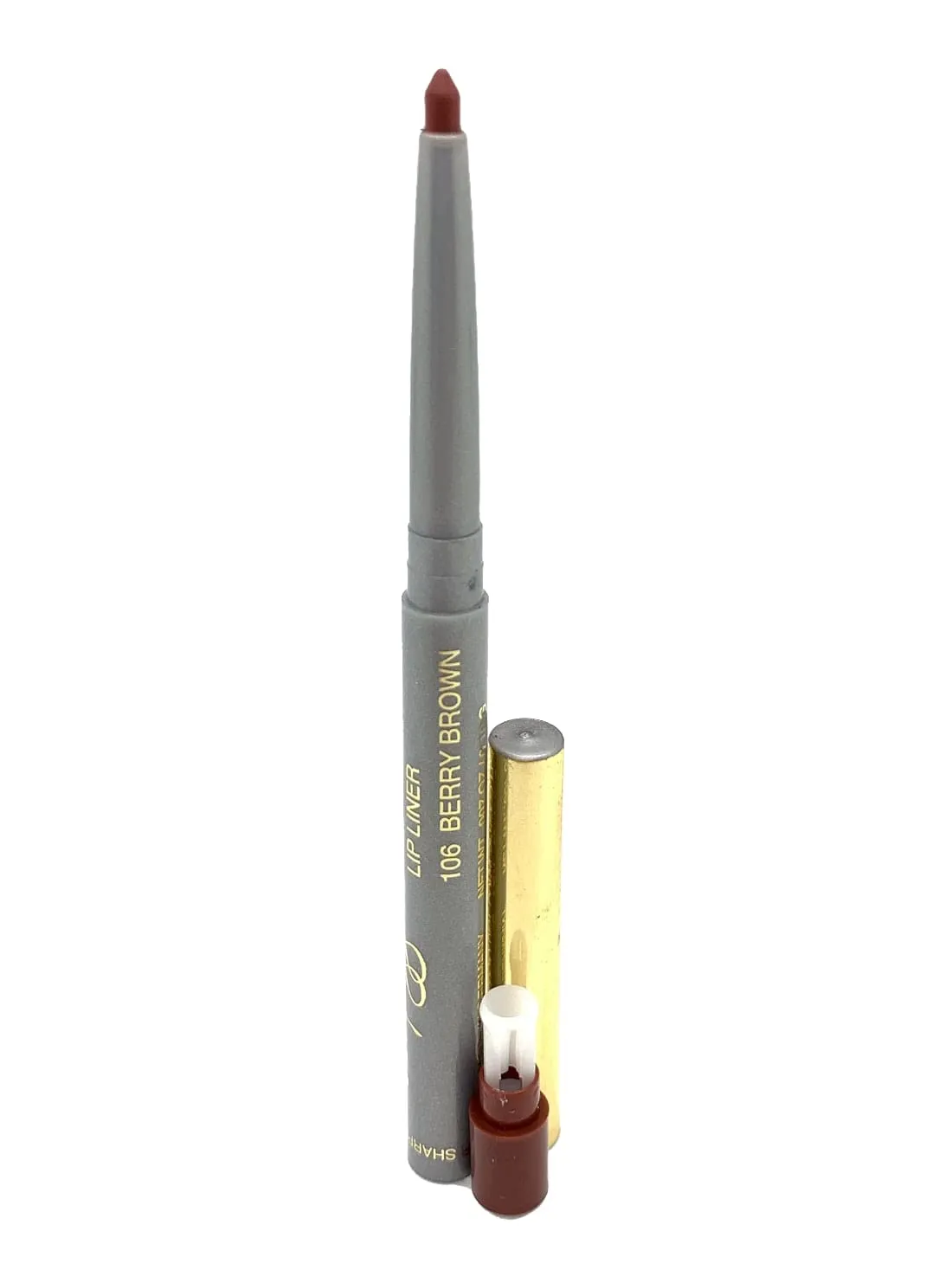 Retractable Lipliner with Sharpener Transfer Resistant Long Lasting Waterproof Colors Enriched with Aloe Available in 12 Arpeggio Colors by A Professional Makeover (Berry Brown Arpeggio)