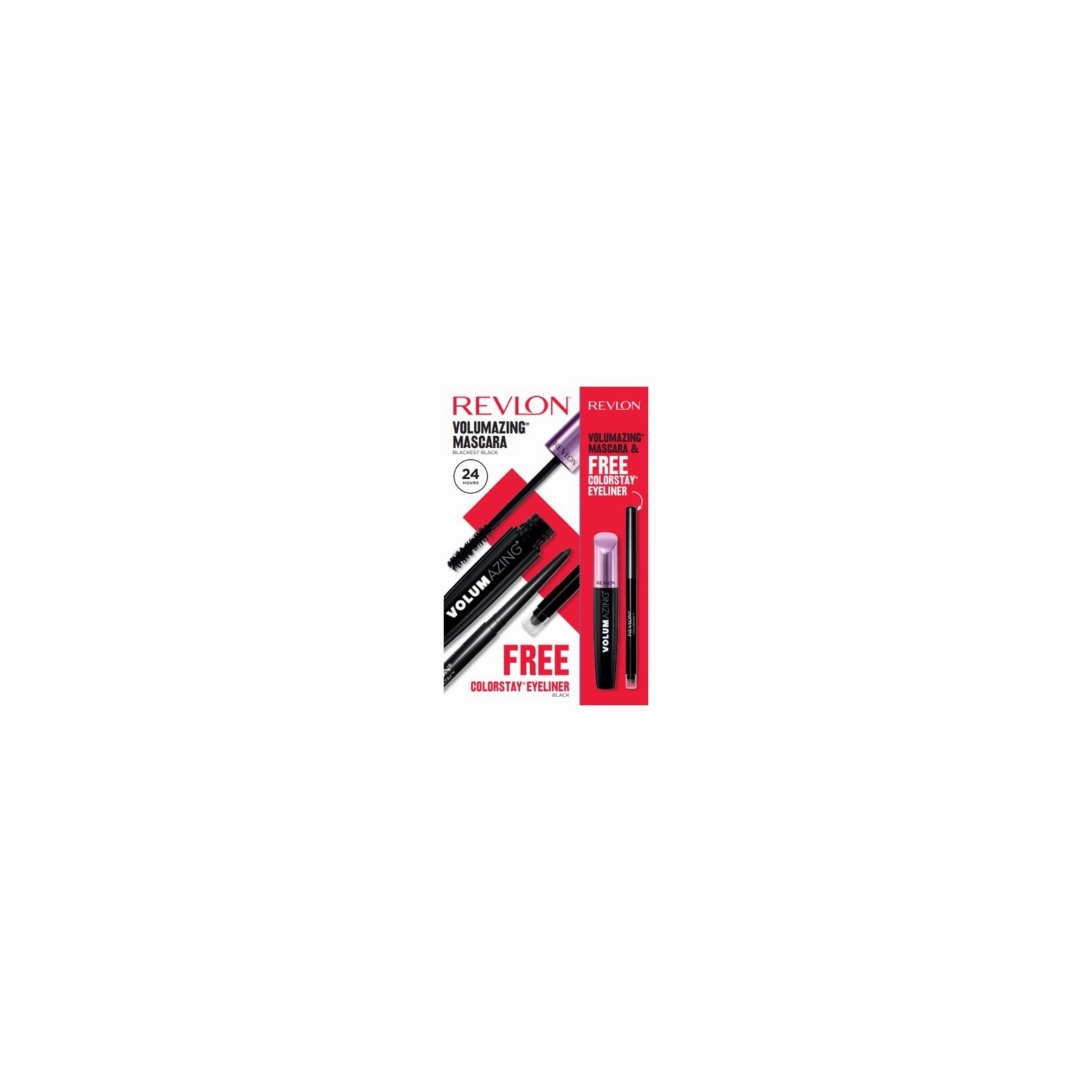 Revlon Combo Volumizng Mascara   ColorStay Eye Liner Set