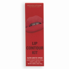 Revolution Lip Contour Kit Sassy Red