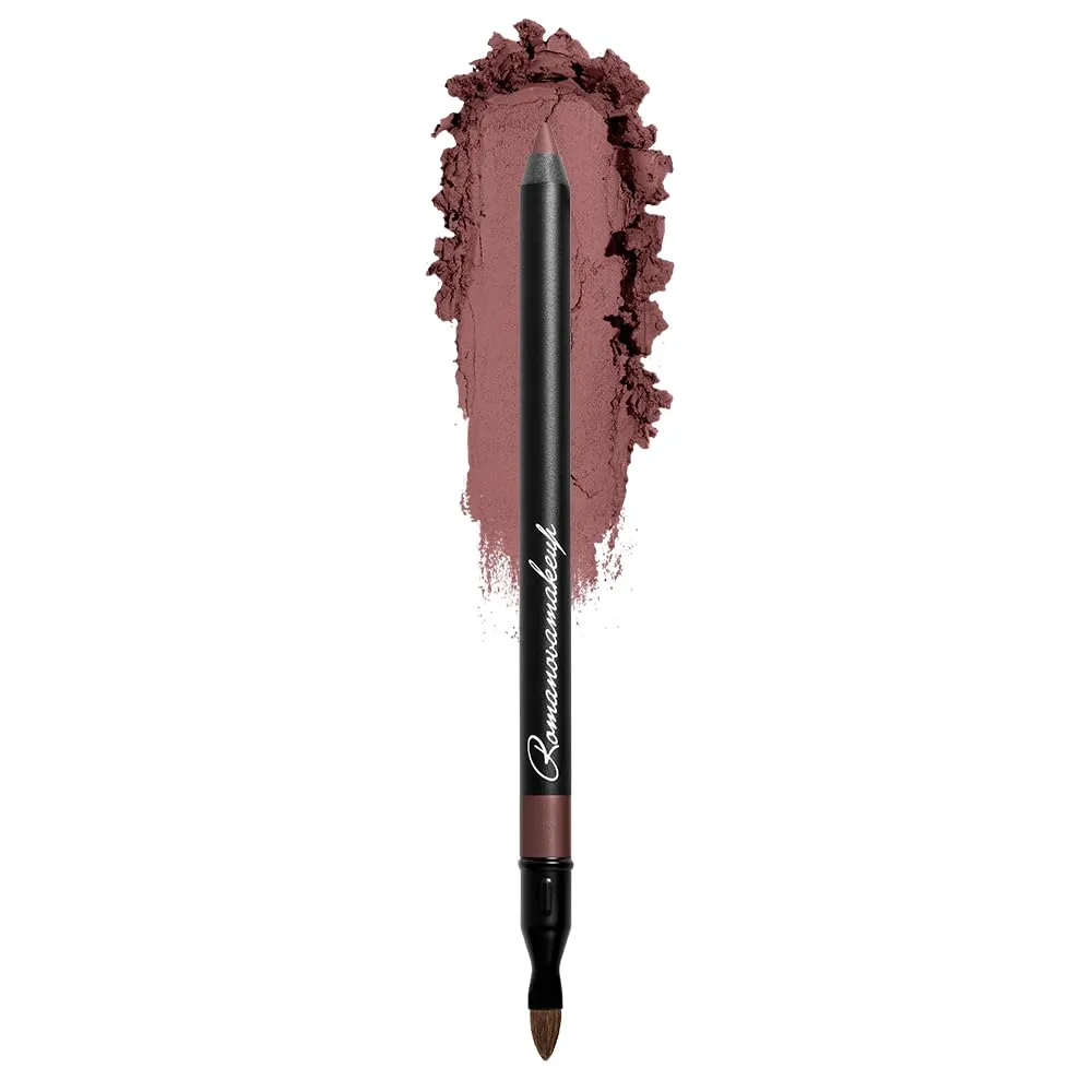 Romanovamakeup Sexy Contour Lip Liner SWEET DREAMS. Makeup and Built-in-Brush BROWN-PLUM SHADE. Trendy Smooth, Long Lasting, Easy Glide-on Pencil to Create Natural-looking, Visually Full Lips.