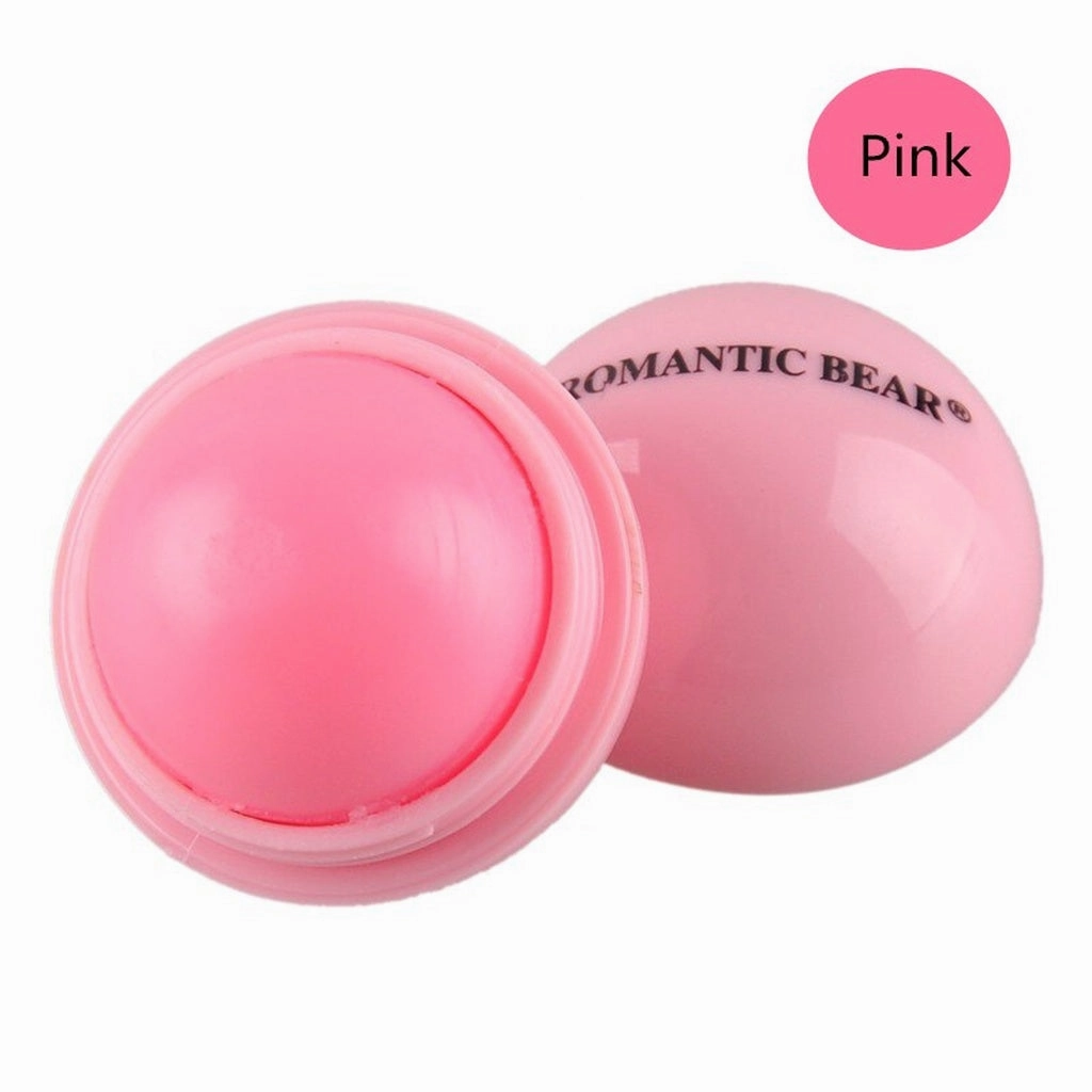 ROMANTIC BEAR - New 6 Color Moisturizer Ball Lip Balm Lipgloss Enhancer Natural Plant Organic Sphere Pomade Ball Lipbalm Embellish Lip Color Lip
