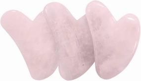 Rose Quartz Gua sha,Rose Quartz Gua Sha Facial Lifting Tool,Gua Sha SPA Massage,Gua Sha face massage tool,Skin Care Healing Equipment,Gua Sha SPA Face,Guasha Tool For Face (Pack of 3)
