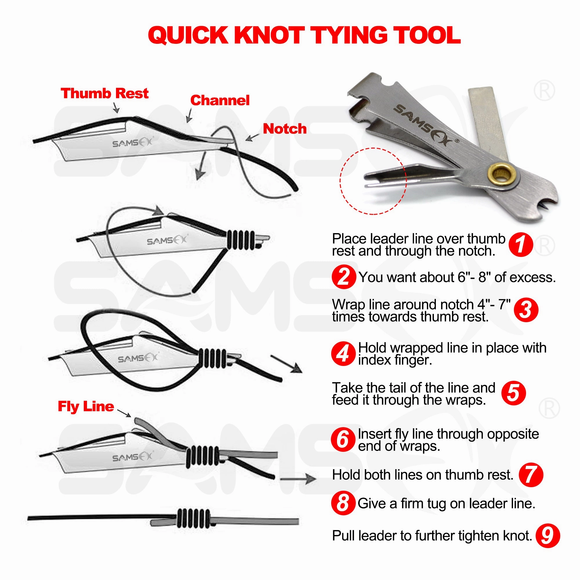 SAMSFX Fly Fishing Tool Trimmer Line Cutter Nippers Clipper Snip and Zinger Retractors Dropshipping