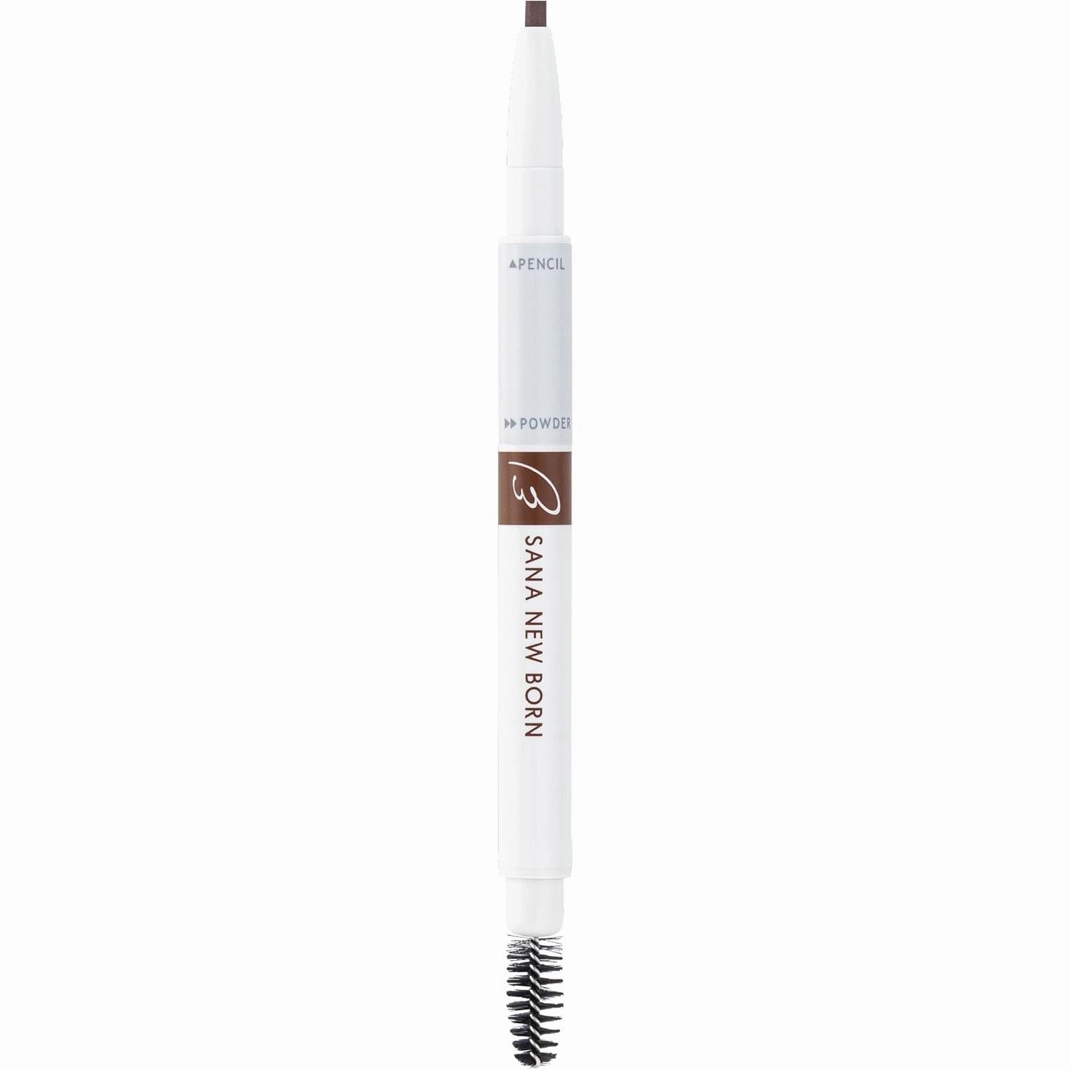 SANA NewBorn W Brow EX Eyebrow Pencil, Powder and Brush