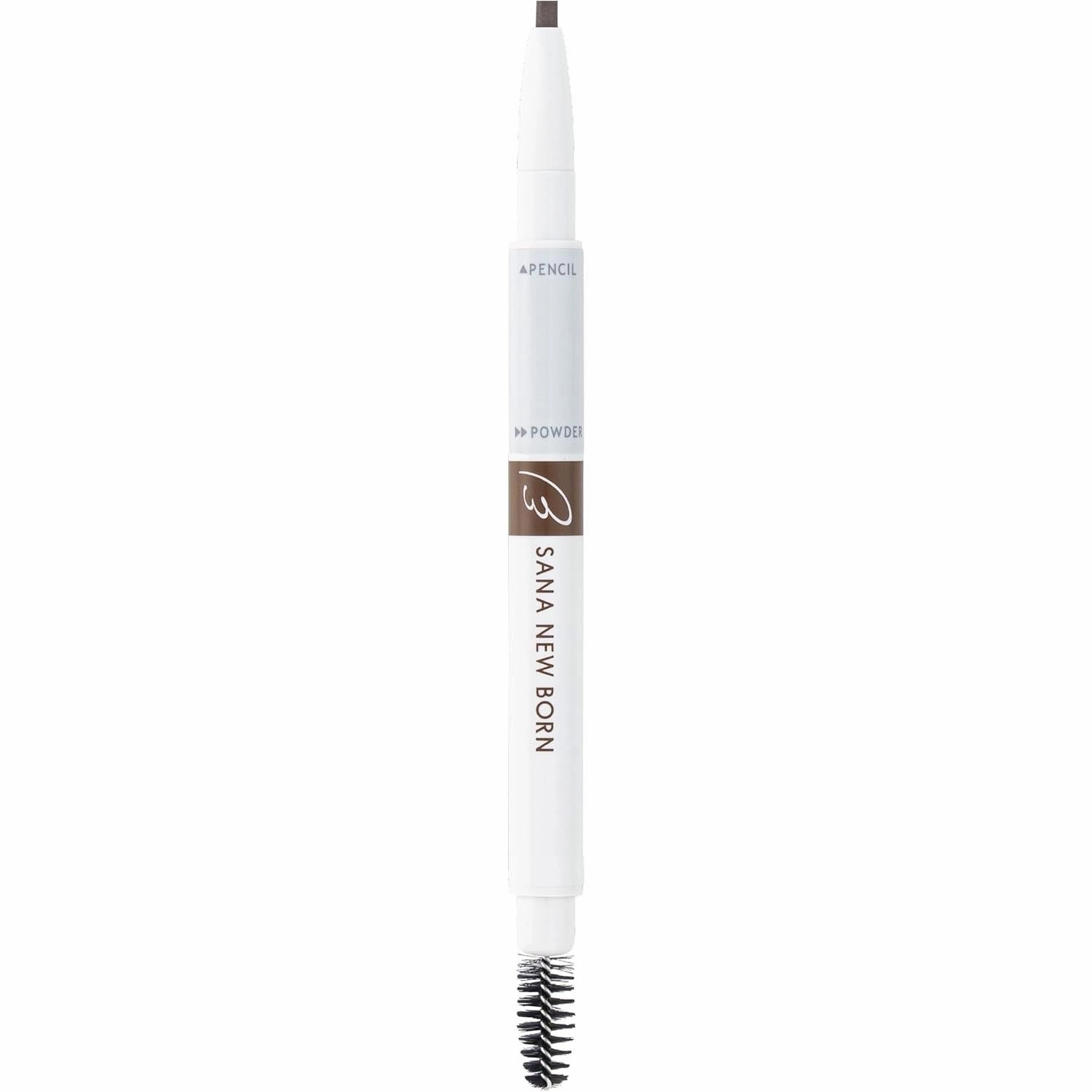 SANA NewBorn W Brow EX Eyebrow Pencil, Powder and Brush