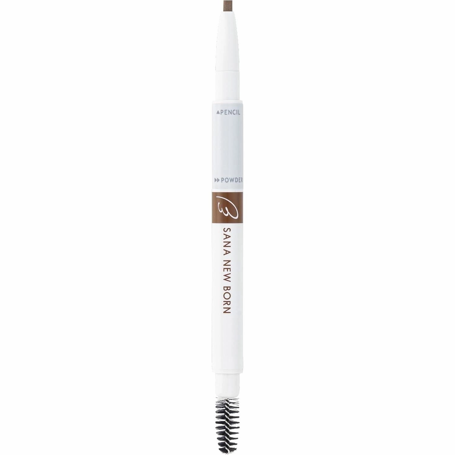 SANA NewBorn W Brow EX Eyebrow Pencil, Powder and Brush