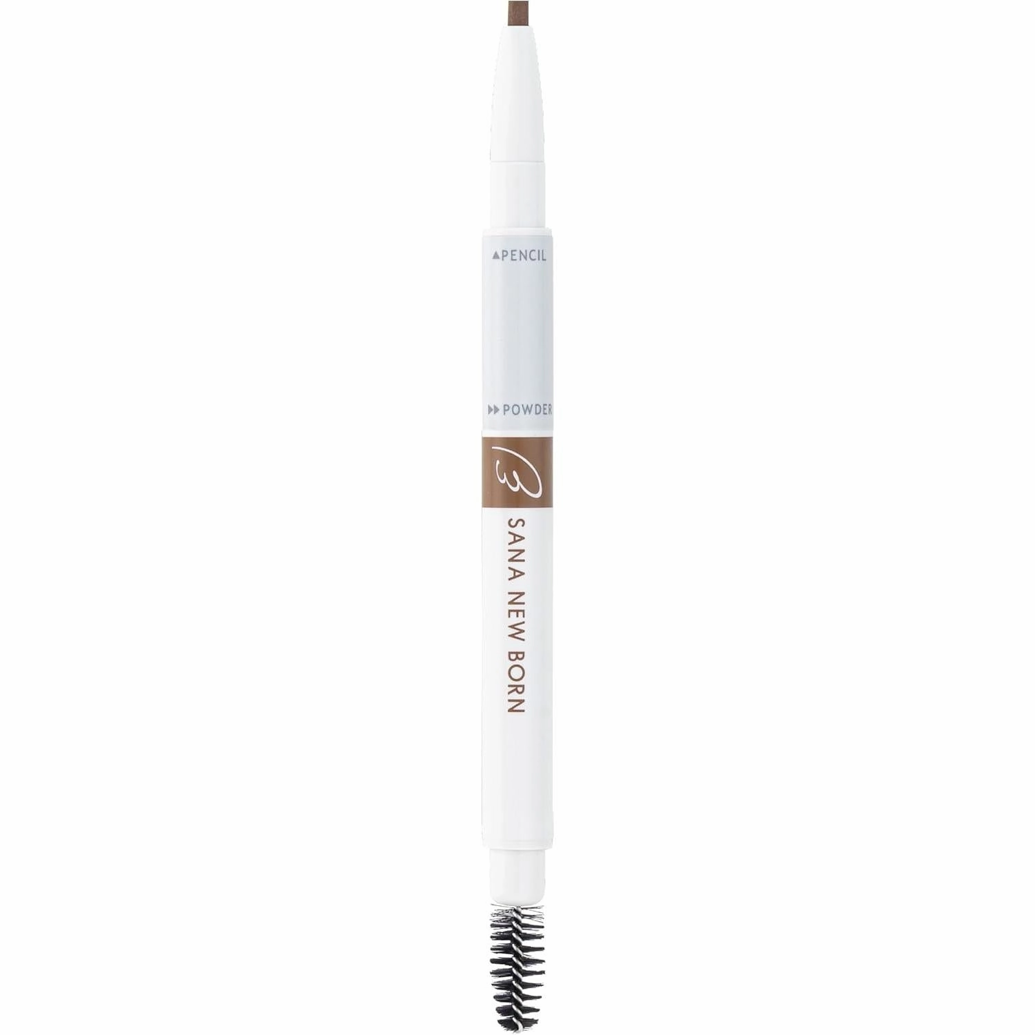 SANA NewBorn W Brow EX Eyebrow Pencil, Powder and Brush
