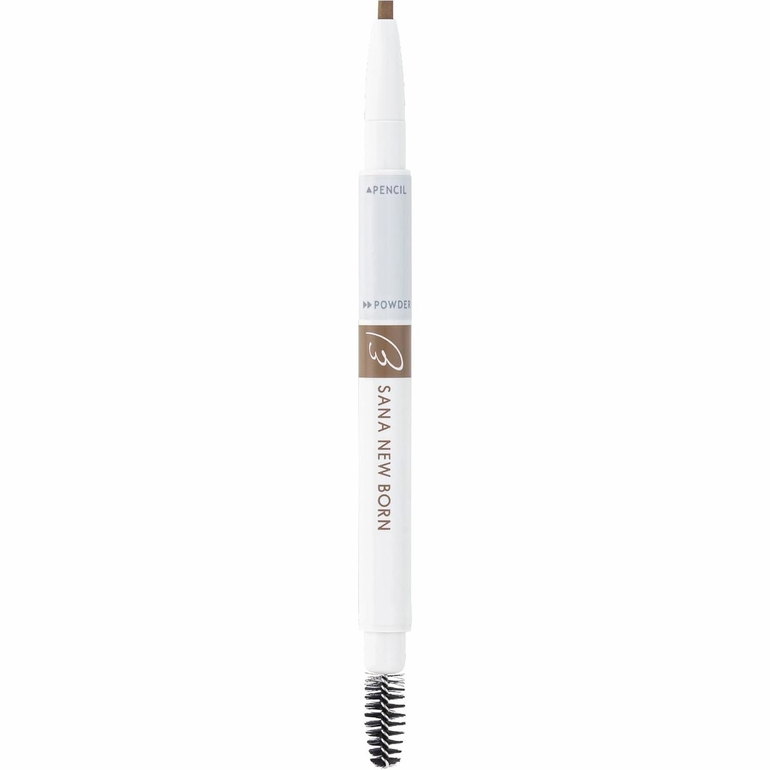 SANA NewBorn W Brow EX Eyebrow Pencil, Powder and Brush
