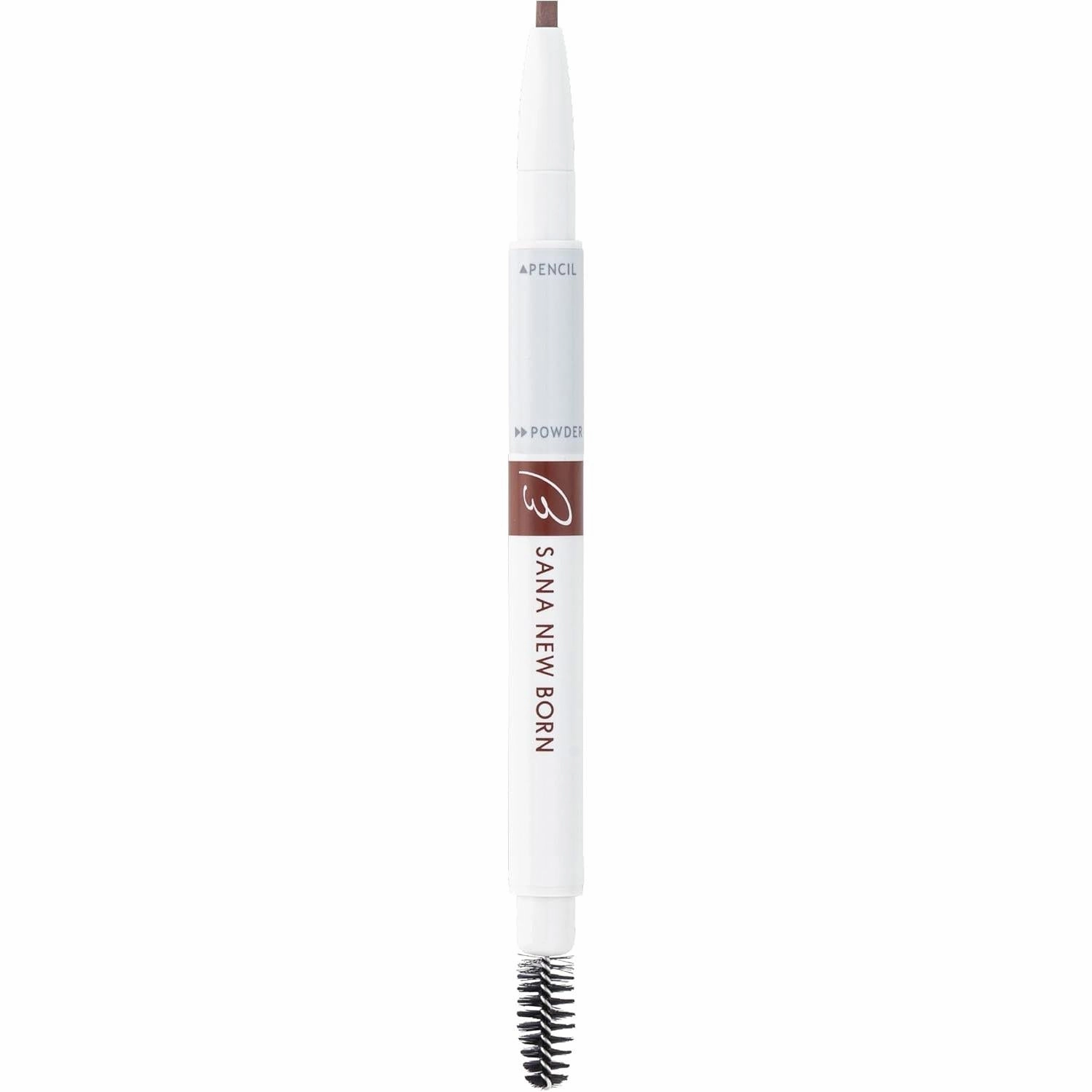 SANA NewBorn W Brow EX Eyebrow Pencil, Powder and Brush