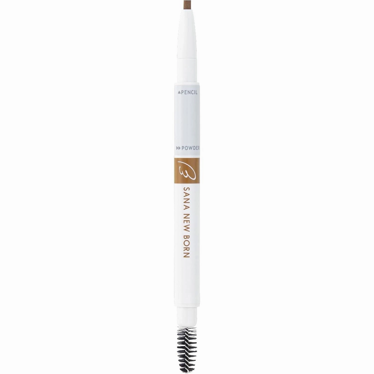 SANA NewBorn W Brow EX Eyebrow Pencil, Powder and Brush