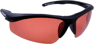 Sea Striker Captain's Choice Polarized Sunglasses with Black Frame and Vermillion Lens (Fits Medium to Large Faces)