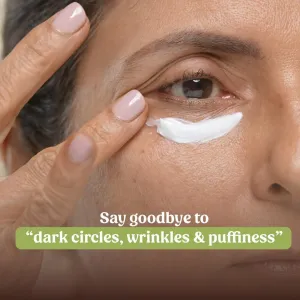 SELVANI Under Eye Cream | For Dark Circles, Eye Puffiness, Fine Lines & Wrinkles | Minimizes Darkened, Stressed Appearance, Wrinkles, Puffiness Around the Eye | With Natural Ingredients, 20ml