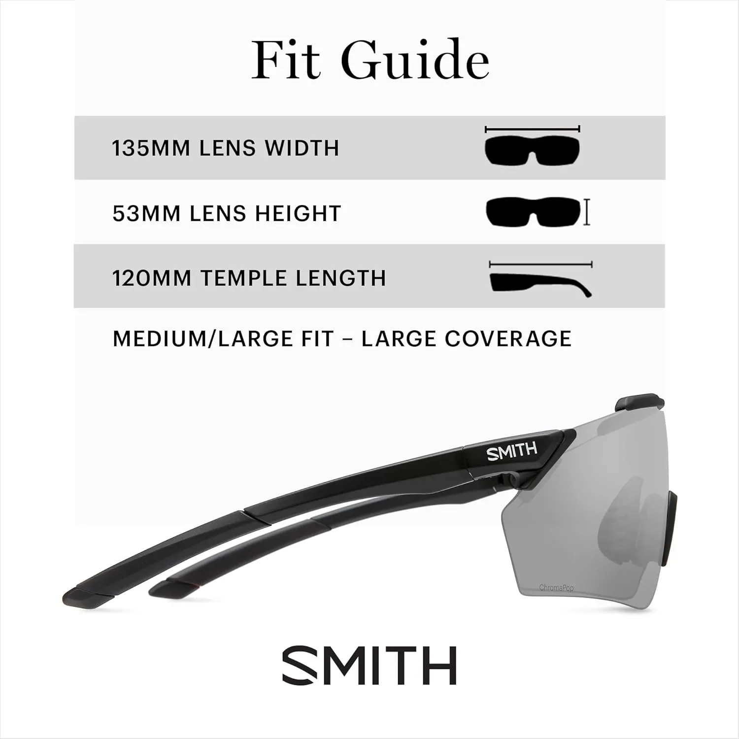 SMITH Ruckus Sunglasses – Shield Lens Performance Sports Sunglasses for Running, Biking, MTB & More – For Men & Women