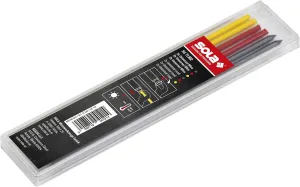 SOLA SC TLM2 Sola Deep Hole Marker Refills for TLM and TLM2 Universal Refill Set 2 x Red, 2 x Yellow, 2 x Black