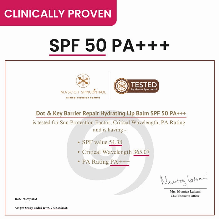 SPF 50  Barrier Repair Hydrating Lip Balm