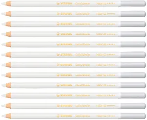 Stabilo CarbOthello Pastel Pencil - No. 100 - Titanium White - Box of 12