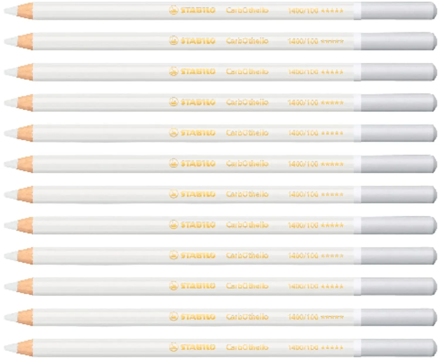 Stabilo CarbOthello Pastel Pencil - No. 100 - Titanium White - Box of 12