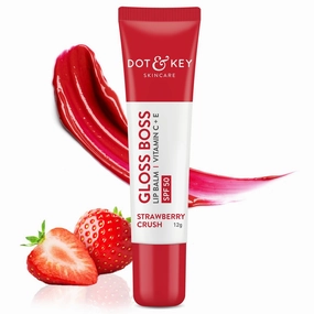 Strawberry Lip Balm (12gm) for Moisturization | Soft and Naturally Pink Lips |Tinted Lip Balm with SPF 50 & Vitamin C   E | Lipbalm for Dry & Dark Lips | Lip Balm for Women
