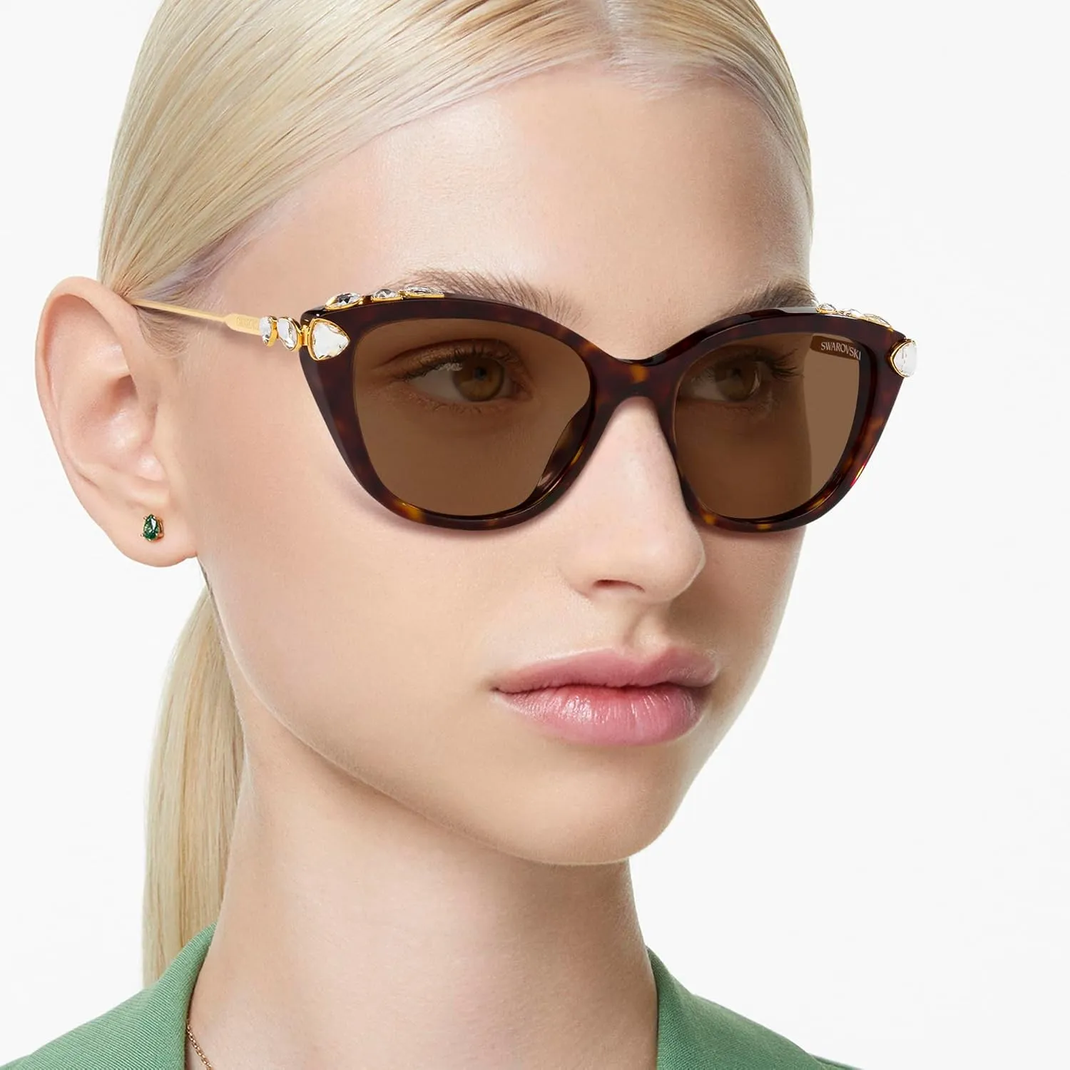 Swarovski Women's Sk6010 Cat Eye Sunglasses