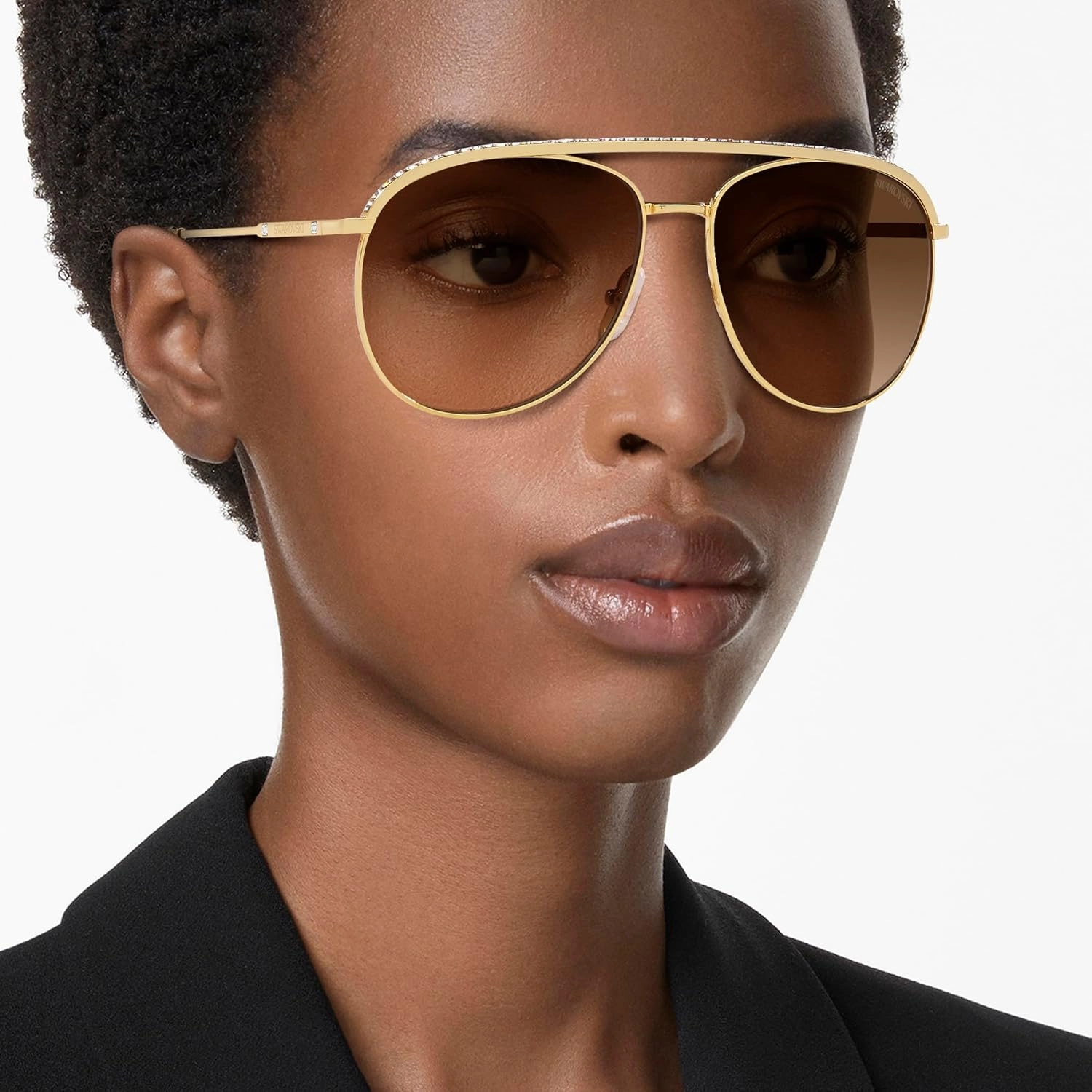 Swarovski Women's Sk7005 Aviator Sunglasses