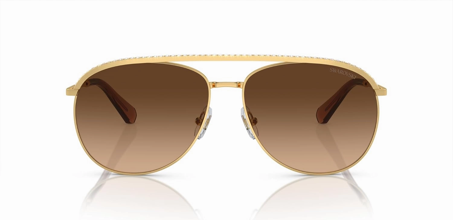 Swarovski Women's Sk7005 Aviator Sunglasses