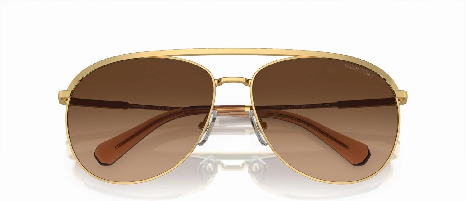 Swarovski Women's Sk7005 Aviator Sunglasses