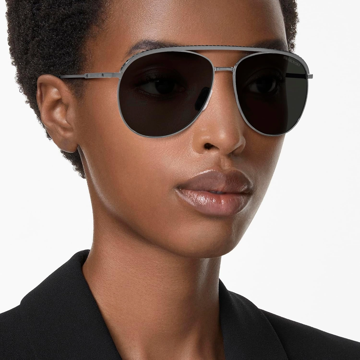 Swarovski Women's Sk7005 Aviator Sunglasses