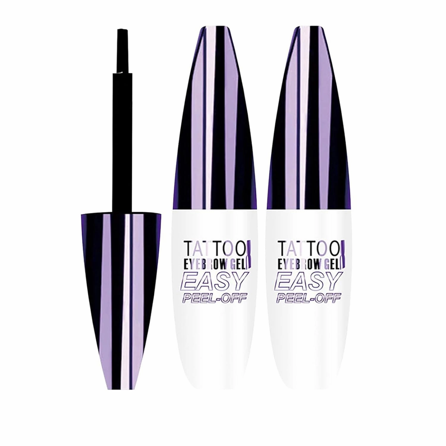 Tattoo Eyebrow Gel Is Easy To Peel Off, Waterproof And Sweat-Proof Eyebrow Gel, Easy To Form A Film, Suitable For All Skin Types (02Dark Brown)