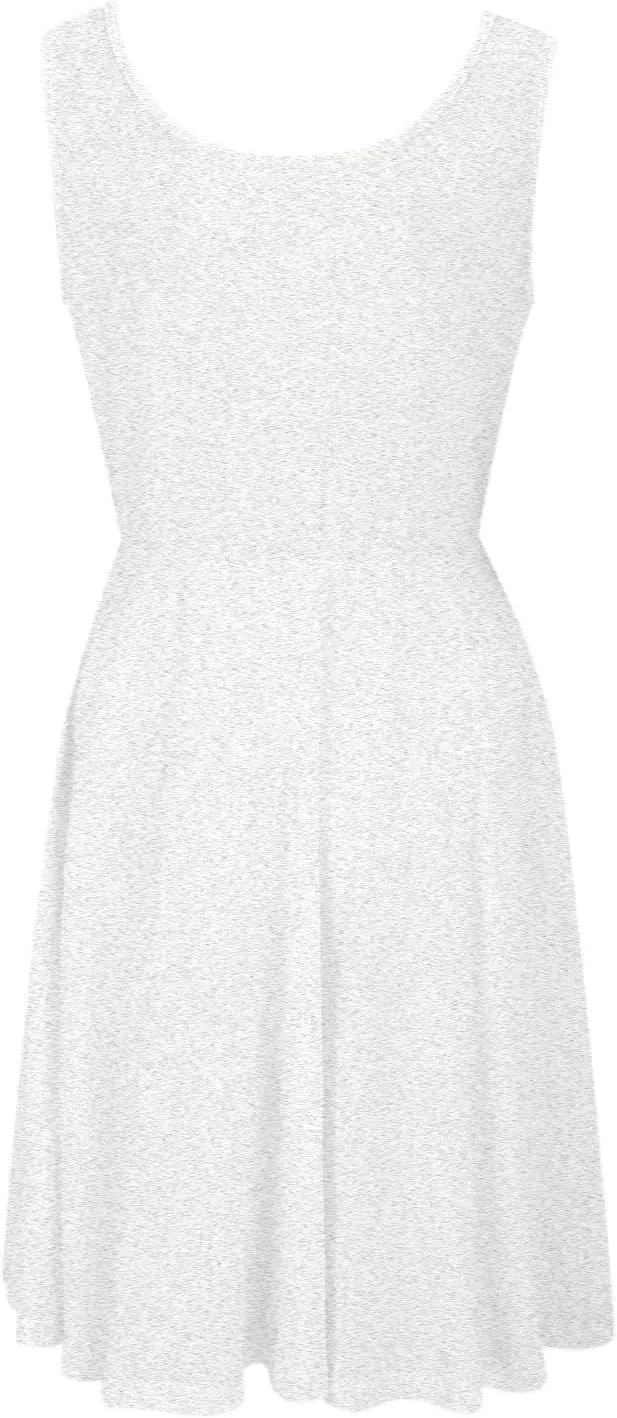 Tennis Short Dress for Women High Neck Knee Length Slim Sleeveless Tummy Control Cute Workout Summer Dresses
