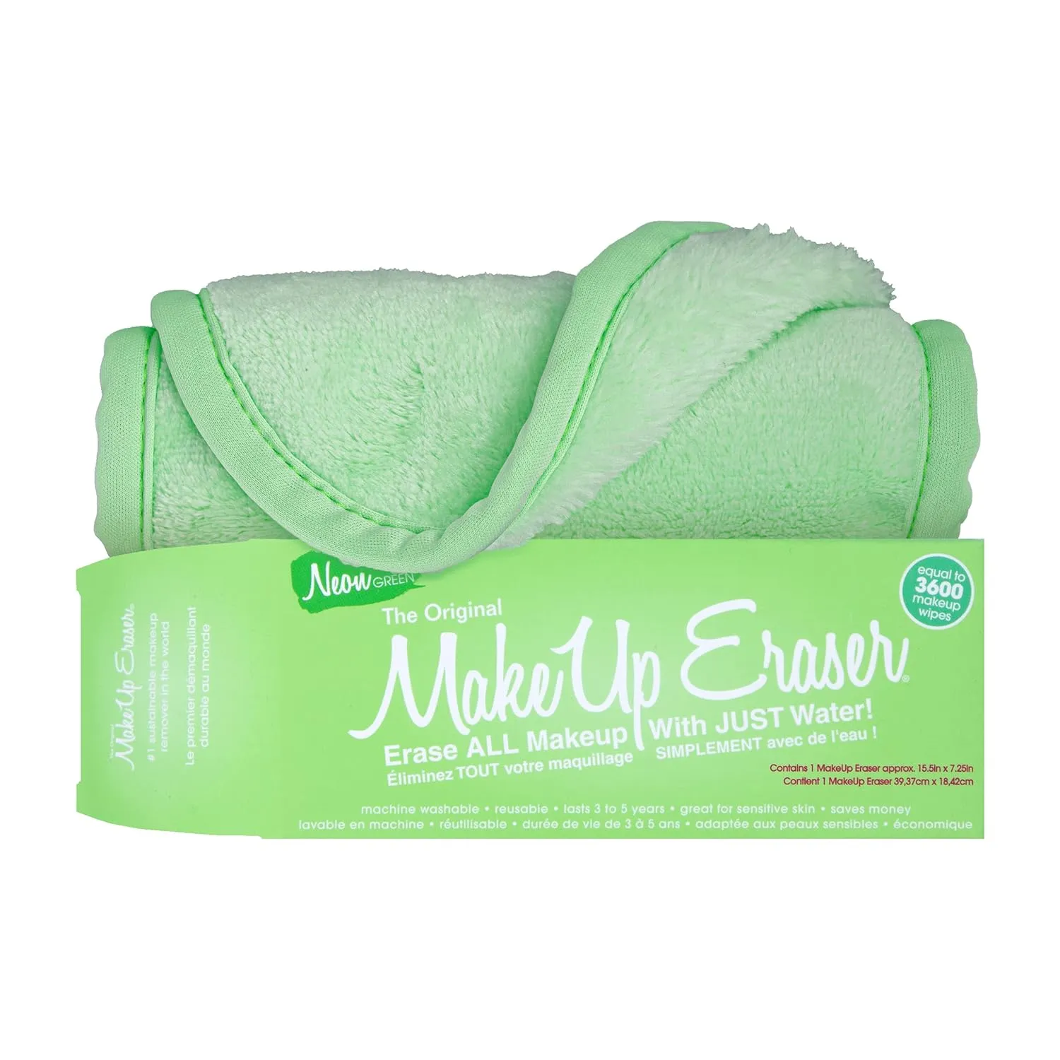 The Original MakeUp Eraser PRO, Effortlessly Remove All Makeup Using Only Water, Including Waterproof Mascara, Eyeliner, Foundation, Lipstick, Sunscreen