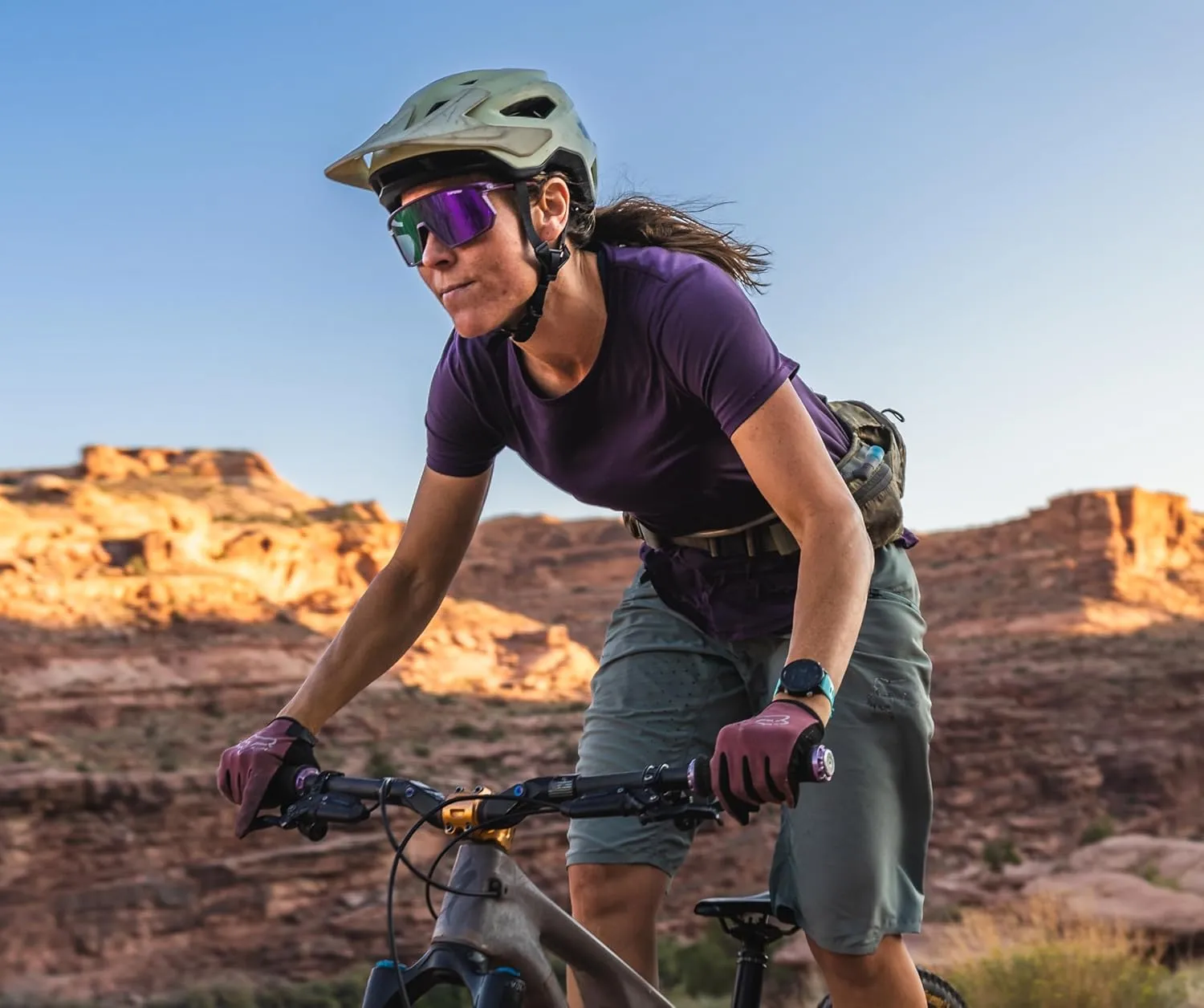 Tifosi Moab Cycling Glasses - Ideal For Cycling (Gravel, MTB & Road), Baseball & Pickleball - Shatterproof Polycarbonate Lens