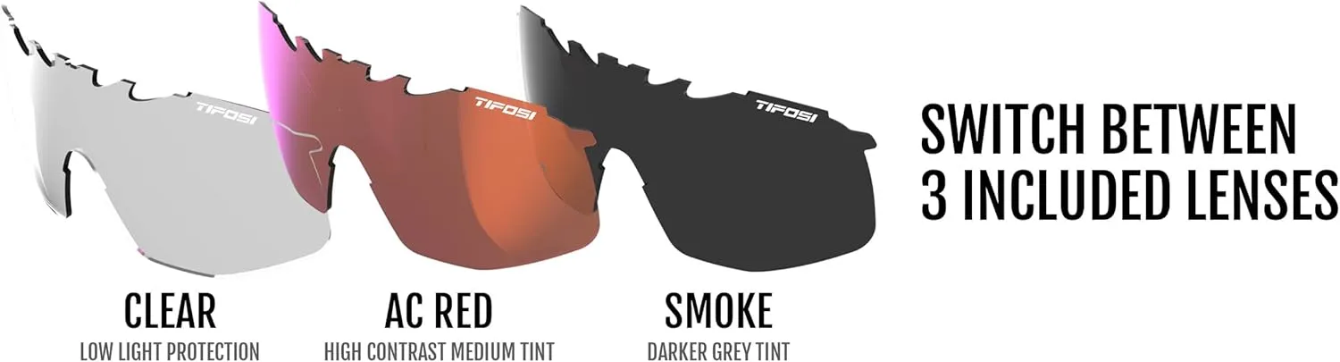 Tifosi Optics Sledge Lite Sunglasses - Ideal For Cycling (Road, Gravel, MTB), Baseball & Softball