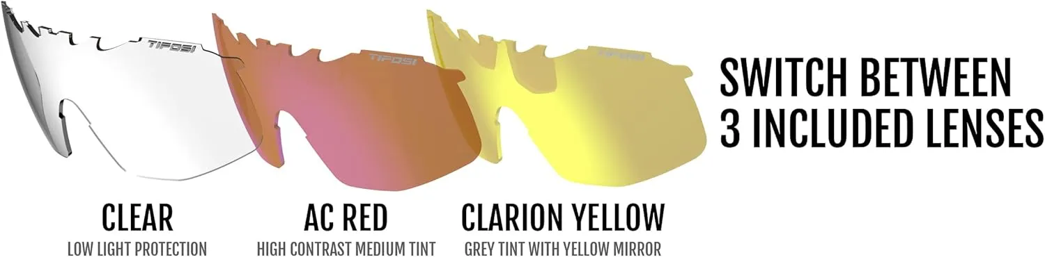 Tifosi Optics Sledge Lite Sunglasses - Ideal For Cycling (Road, Gravel, MTB), Baseball & Softball