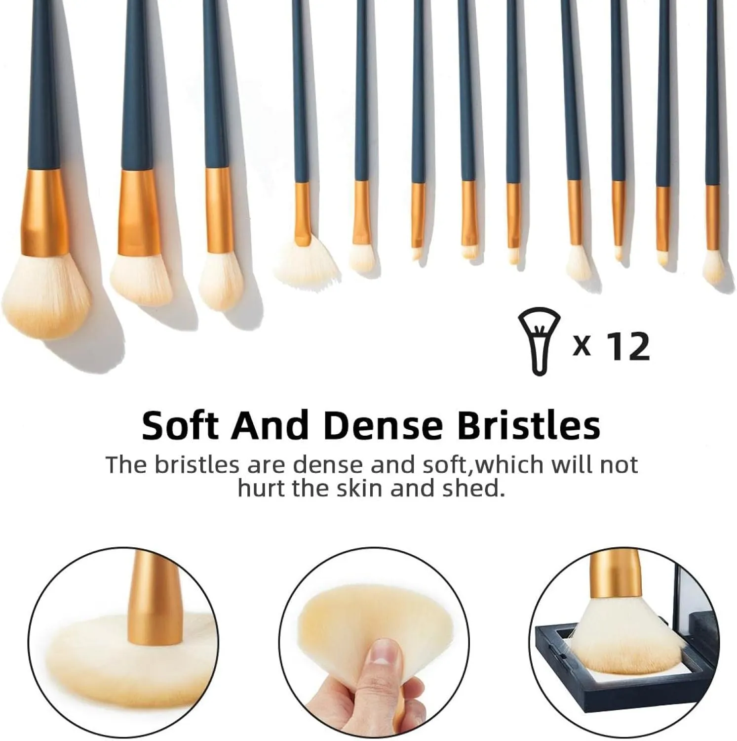 Travel Makeup Brush Holder, Large Stand-Up Makeup Brush Case, Professional Brush Organizer Foldable Makeup Artist Brush Storage Bag - Cartoon Space Galaxy Rocket