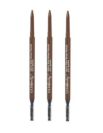 Ulta Beauty 3 Pack Ultra Slim Brow Pencil. Soft Brown. Size 0.003 oz