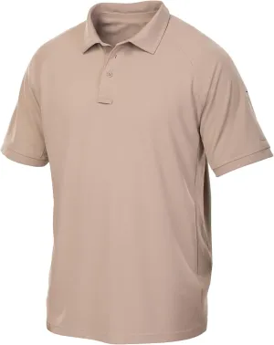Vertx Mens Tactical Polo Shirt, Short Sleeve T-Shirt, Breathable, Temperature Regulating, for Police, Security, Relaxed Fit