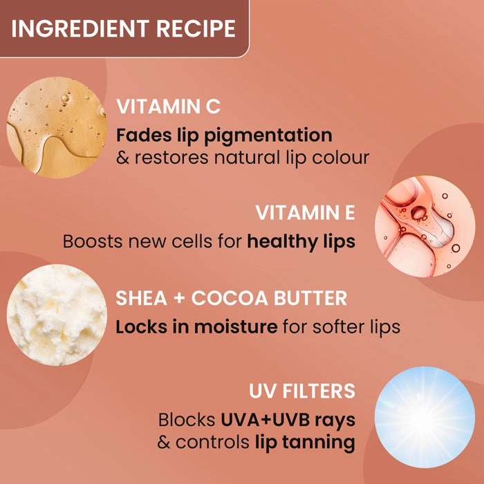 Vitamin C   E Brightening Lip Balm with SPF 50 