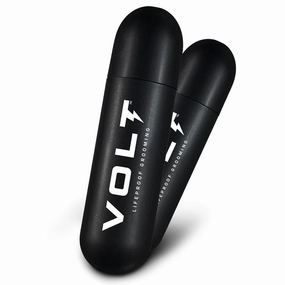 VOLT Grooming Instant Beard Color ECO 2 Pack Refill - Quick Drying Plant Based Hypoallergenic Brush on Color for Beards, Mustaches, and Eyebrows, Chestnut (Brown/Red)