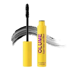 Volume And Length Formula For Bold, Separated Lashes, Black Volume Super False Lash Effect Mascara, Can Be Layered To Boost Curl (1pcs)