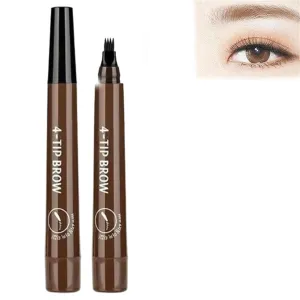 Whimsyard 3D Microblading Eyebrow Pen - Natural Brow Pencils, Light Brown